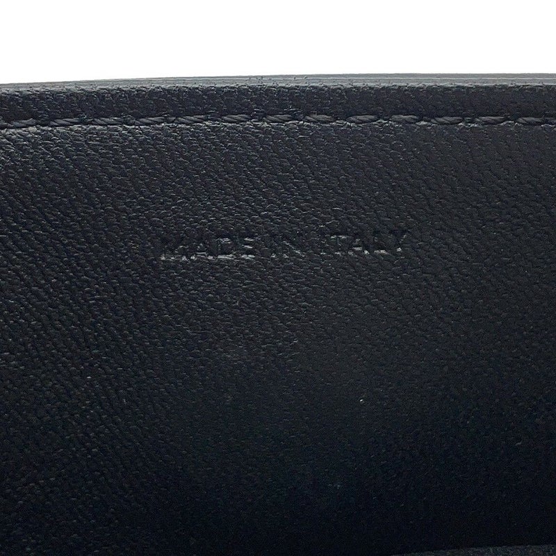 セリーヌ ショルダーバッグ トライアングル ロゴ レザー 19590 CELINE ポシェット 黒