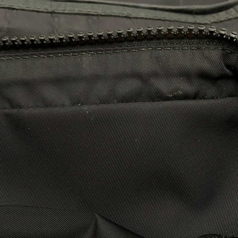 グッチ ショルダーバッグ GGナイロン/レザー メッセンジャーバッグ 510335 GUCCI バッグ 黒 アウトレット品