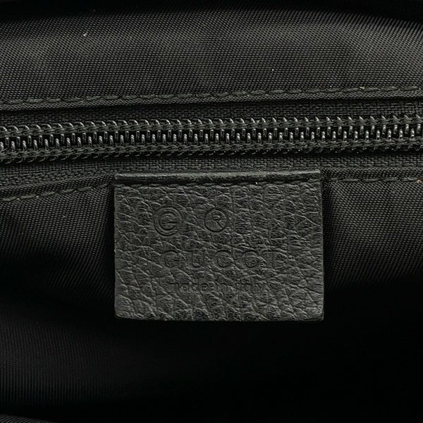 グッチ ショルダーバッグ GGナイロン/レザー メッセンジャーバッグ 510335 GUCCI バッグ 黒 アウトレット品