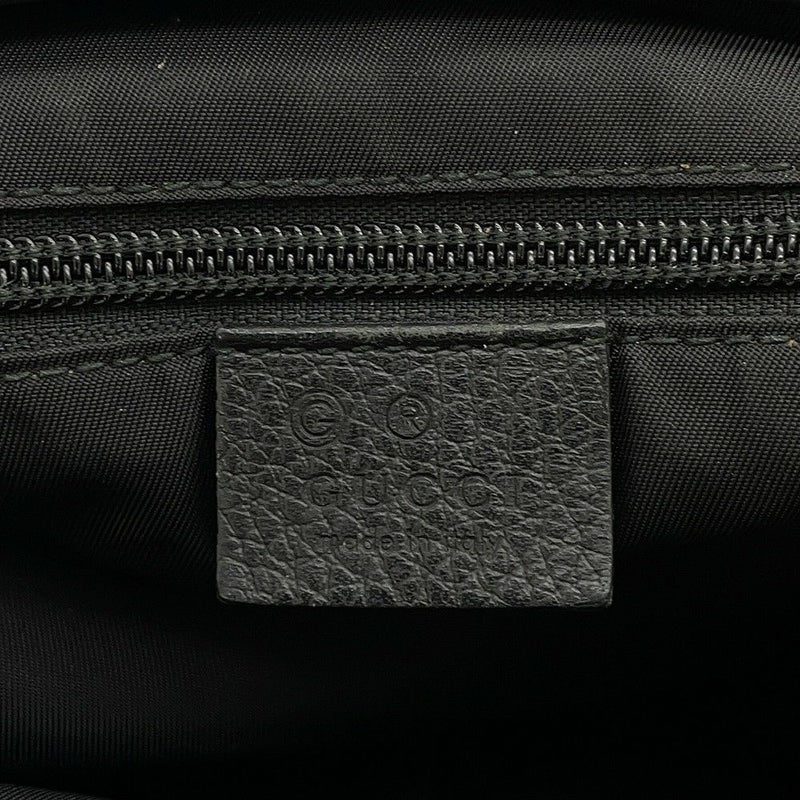 グッチ ショルダーバッグ GGナイロン/レザー メッセンジャーバッグ 510335 GUCCI バッグ 黒 アウトレット品