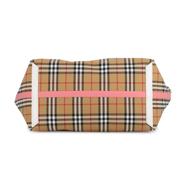 バーバリー トートバッグ ノバチェック リバーシブル キャンバス レザー BURBERRY