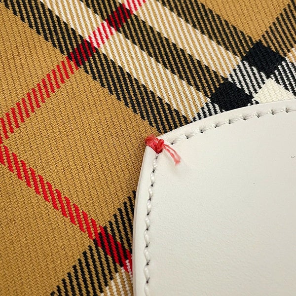 バーバリー トートバッグ ノバチェック リバーシブル キャンバス レザー BURBERRY