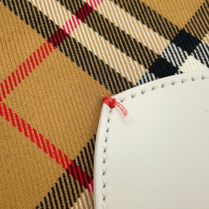 バーバリー トートバッグ ノバチェック リバーシブル キャンバス レザー BURBERRY