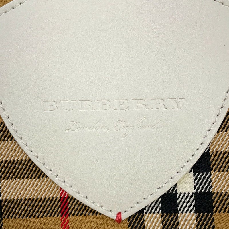 バーバリー トートバッグ ノバチェック リバーシブル キャンバス レザー BURBERRY