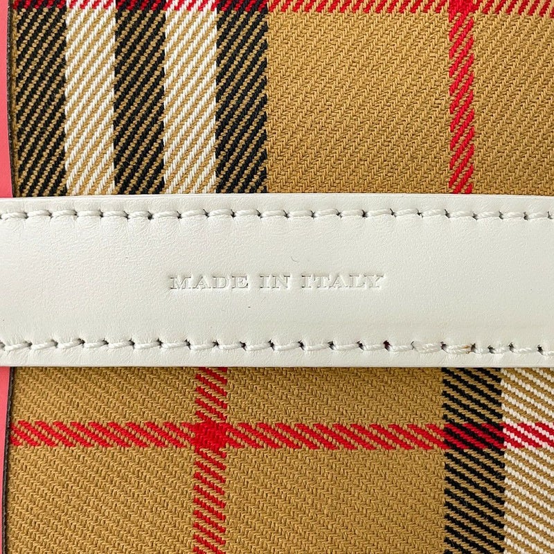 バーバリー トートバッグ ノバチェック リバーシブル キャンバス レザー BURBERRY