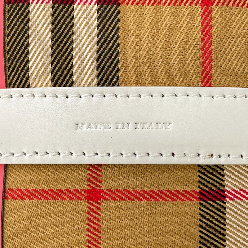 バーバリー トートバッグ ノバチェック リバーシブル キャンバス レザー BURBERRY
