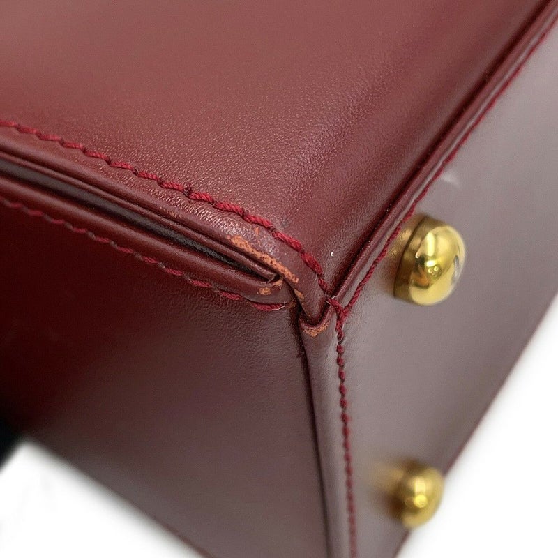 カルティエ ハンドバッグ マストライン レザー Cartier