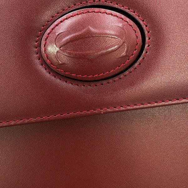 カルティエ ハンドバッグ マストライン レザー Cartier