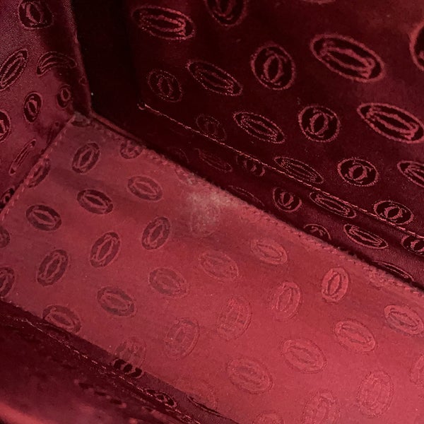 カルティエ ハンドバッグ マストライン レザー Cartier