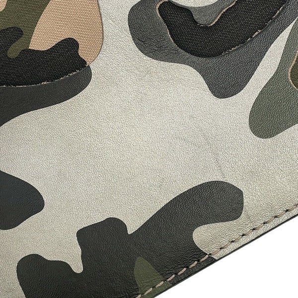 ヴァレンティノ・ガラヴァーニ チェーンショルダーバッグ グラムロック カモフラージュ キャンバス レザー VALENTINO