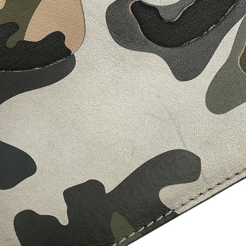 ヴァレンティノ・ガラヴァーニ チェーンショルダーバッグ グラムロック カモフラージュ キャンバス レザー VALENTINO