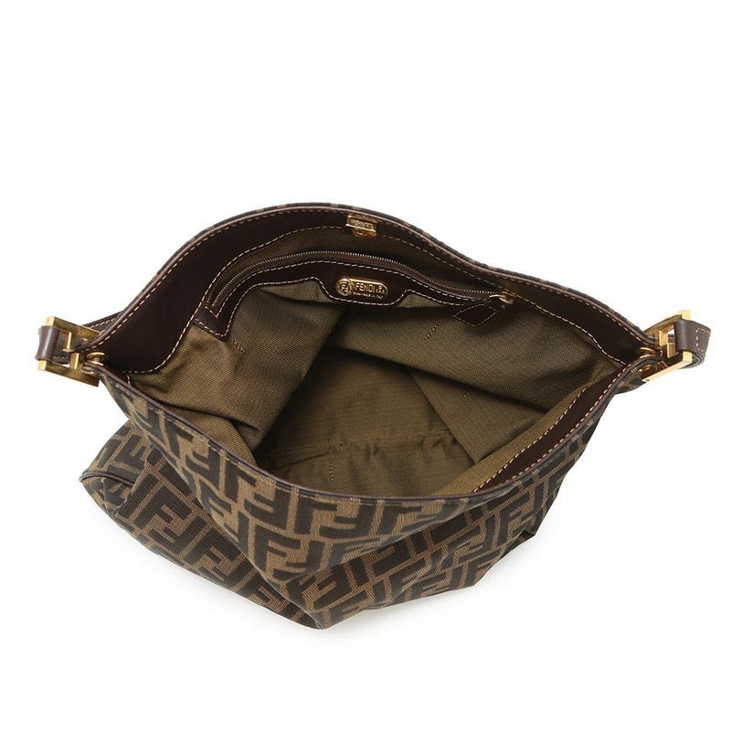 フェンディ ショルダーバッグ ズッカ柄 キャンバス/レザー 15082 FENDI ワンショルダーバッグ
