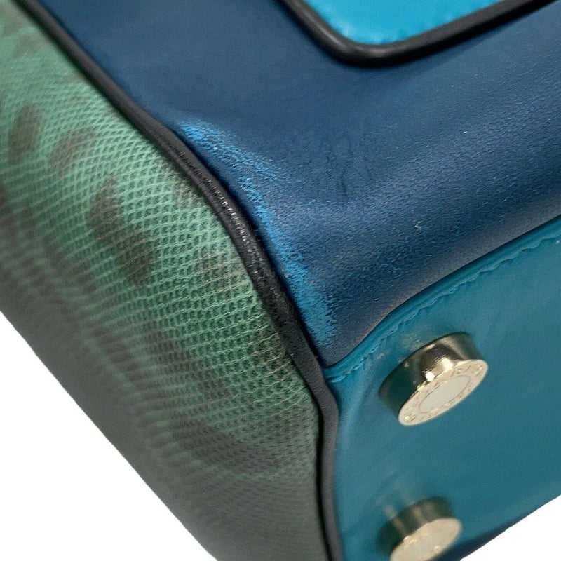 ブルガリ ハンドバッグ セルペンティ スカリエ パイソン BVLGARI 2way