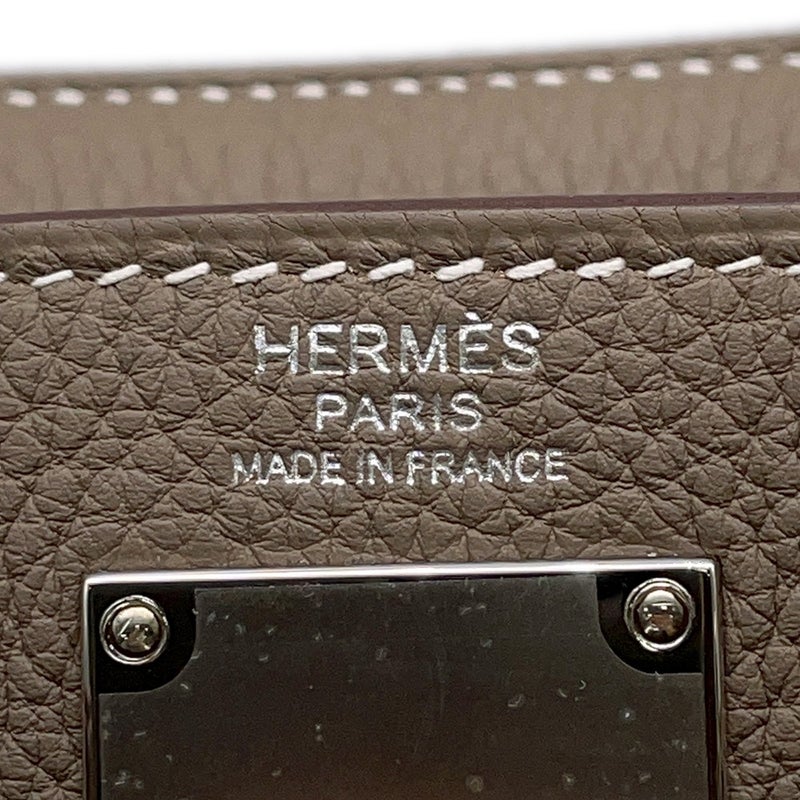 エルメス ボディバッグ ケリー アッカドPM エトゥープ/シルバー金具 トゴ W刻印 メンズ
