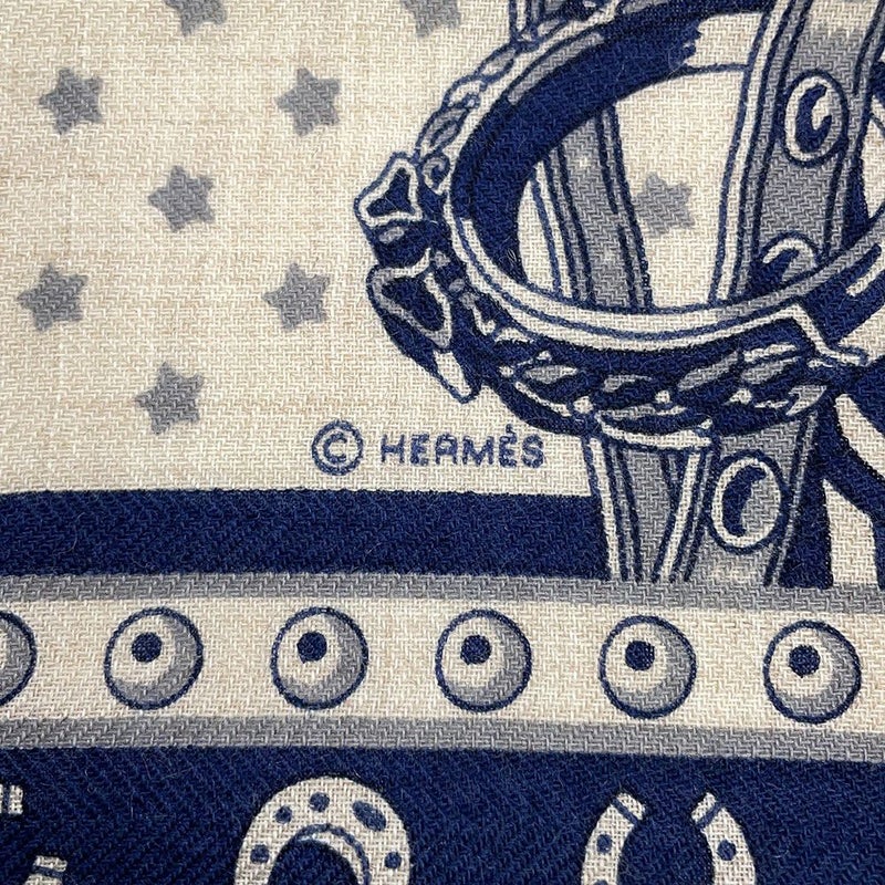 エルメス スカーフ カレH65 シュヴァル・パンク・バンダナ CHEVAL PUNK BANDANA HERMES カシミヤ シルク 2024春夏