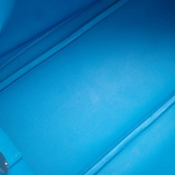 エルメス ハンドバッグ ボリード31 ブルーデュノール/シルバー金具 トリヨンクレマンス D刻印 ２wayショルダー