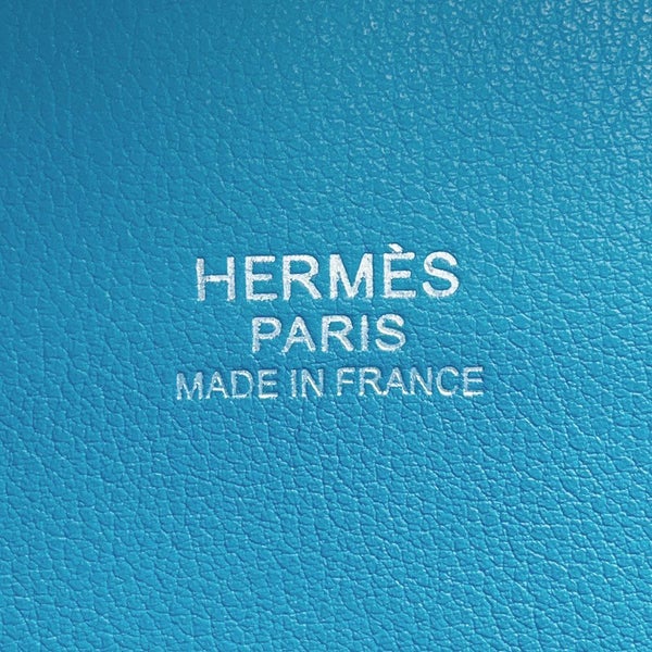 エルメス ハンドバッグ ボリード31 ブルーデュノール/シルバー金具 トリヨンクレマンス D刻印 ２wayショルダー