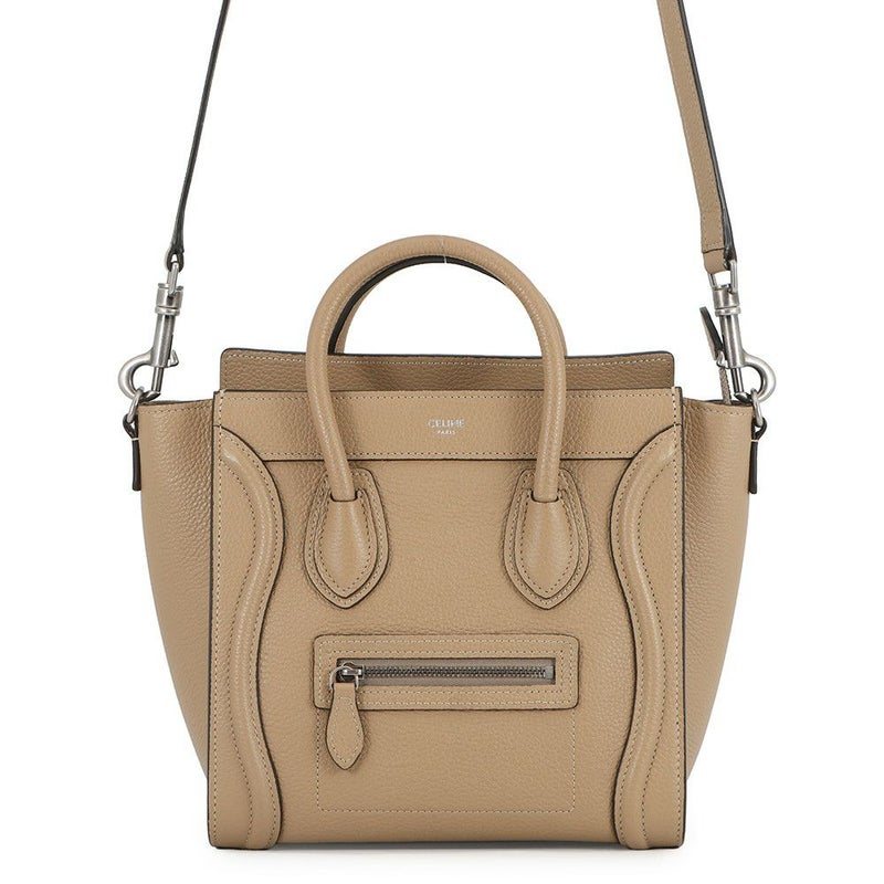 セリーヌ ハンドバッグ ラゲージ ナノ ショッパー レザー 189243 CELINE 2wayショルダーバッグ