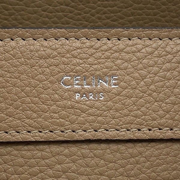セリーヌ ハンドバッグ ラゲージ ナノ ショッパー レザー 189243 CELINE 2wayショルダーバッグ