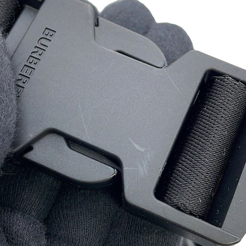 バーバリー ボディバッグ ロゴプリント ナイロン 8014519 BURBERRY ウエストポーチ 黒