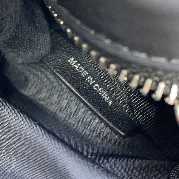 バーバリー ボディバッグ ロゴプリント ナイロン 8014519 BURBERRY ウエストポーチ 黒