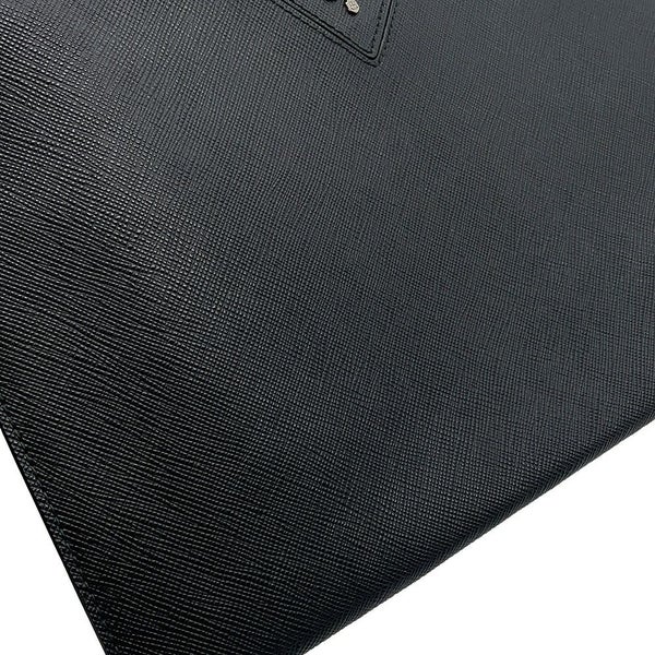 プラダ クラッチバッグ ロゴ サフィアーノ レザー 2NH05V PRADA ポーチ 黒