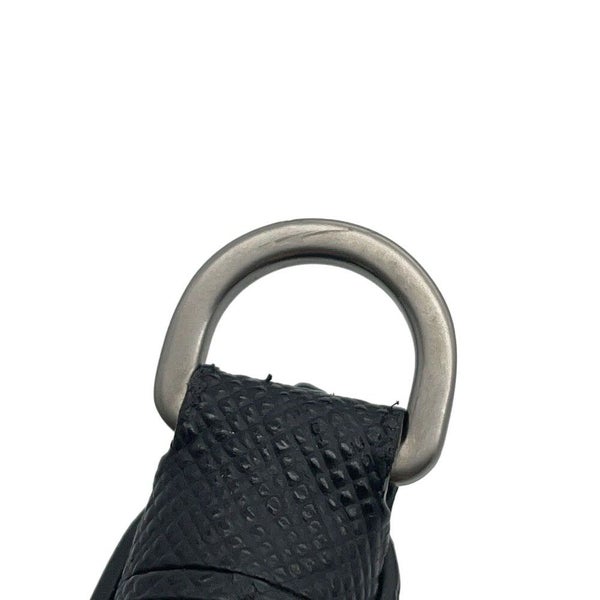 プラダ クラッチバッグ ロゴ サフィアーノ レザー 2NH05V PRADA ポーチ 黒