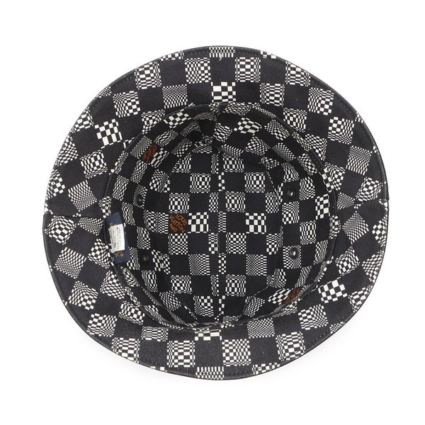 ルイヴィトン ハット ボネ・ディストーテッド ダミエ リバーシブル バケットハット コットン MP2946 LOUIS VUITTON 黒