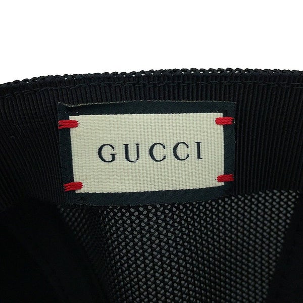 グッチ キャップ GGサイケデリック ベースボールキャップ サイズL 601253 GUCCI 帽子 黒