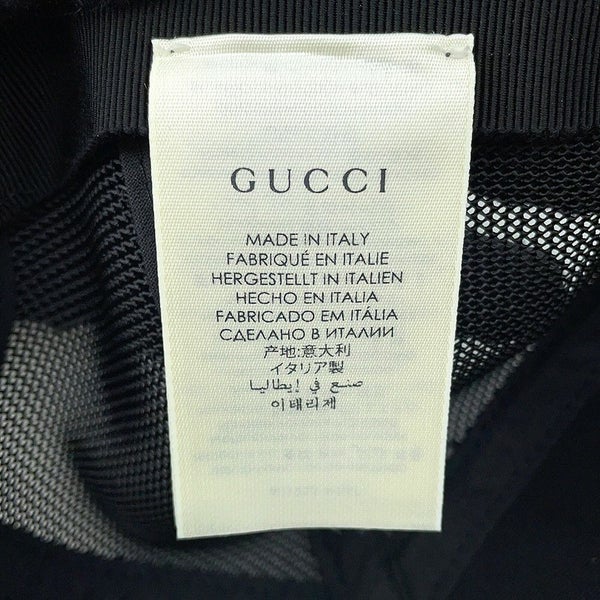 グッチ キャップ GGサイケデリック ベースボールキャップ サイズL 601253 GUCCI 帽子 黒