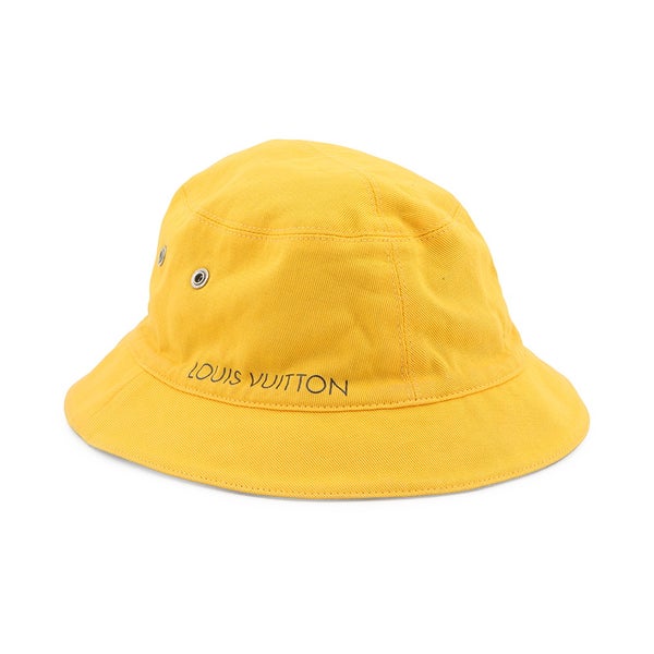 ルイヴィトン ハット リバーシブル バケットハット サイズ58 M76208 LOUIS VUITTON 帽子 黒 ブラック
