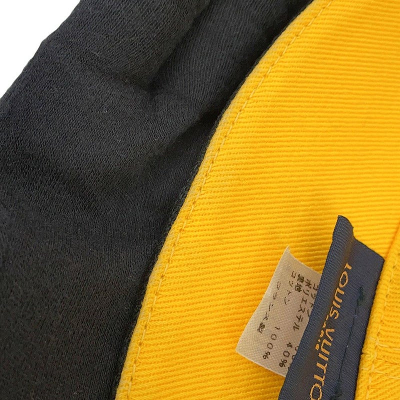 ルイヴィトン ハット リバーシブル バケットハット サイズ58 M76208 LOUIS VUITTON 帽子 黒 ブラック