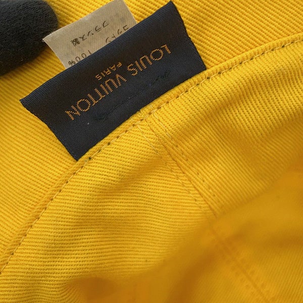 ルイヴィトン ハット リバーシブル バケットハット サイズ58 M76208 LOUIS VUITTON 帽子 黒 ブラック