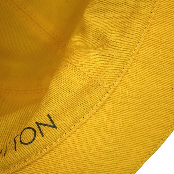 ルイヴィトン ハット リバーシブル バケットハット サイズ58 M76208 LOUIS VUITTON 帽子 黒 ブラック