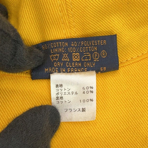 ルイヴィトン ハット リバーシブル バケットハット サイズ58 M76208 LOUIS VUITTON 帽子 黒 ブラック