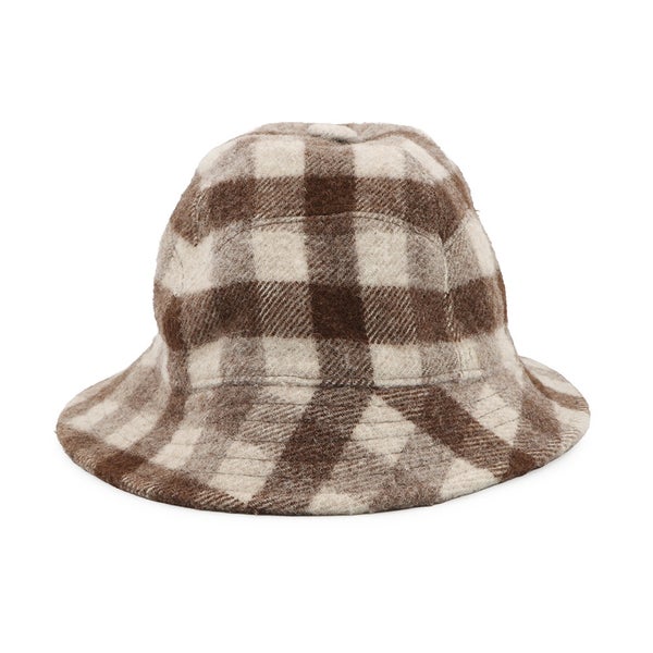 グッチ バケットハット チェック フェドラハット ウール サイズM 627041 GUCCI 帽子