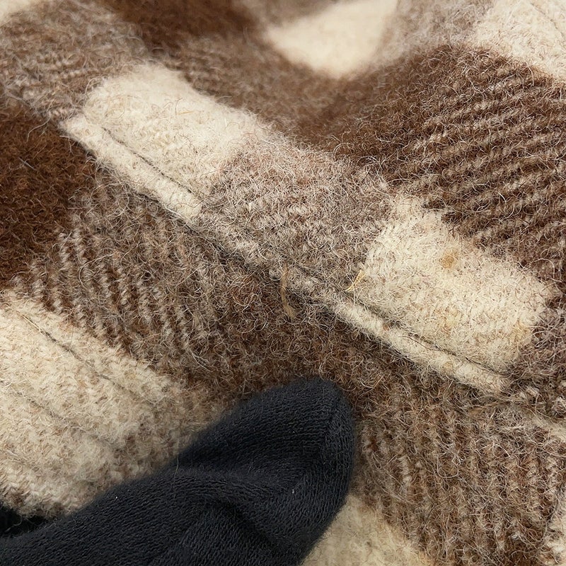 グッチ バケットハット チェック フェドラハット ウール サイズM 627041 GUCCI 帽子