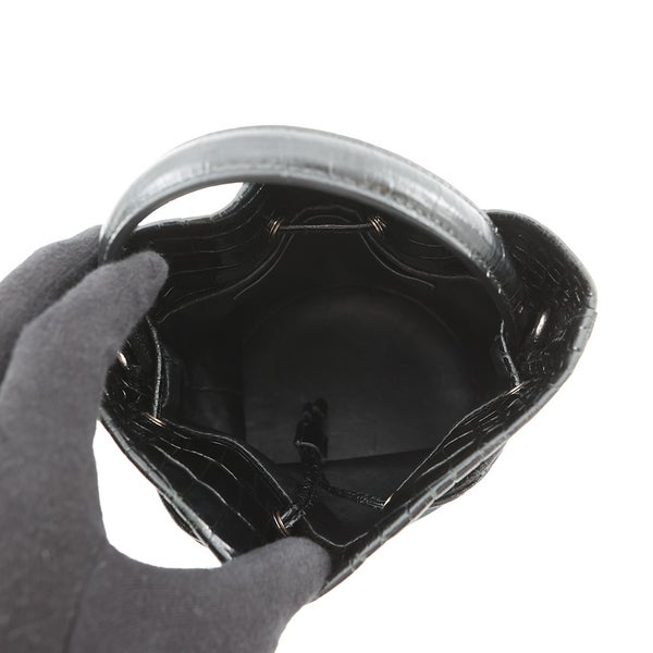 バレンシアガ ショルダーバッグ エブリデイ ドローストリング バケットバッグXS 638342 BALENCIAGA 2way 黒