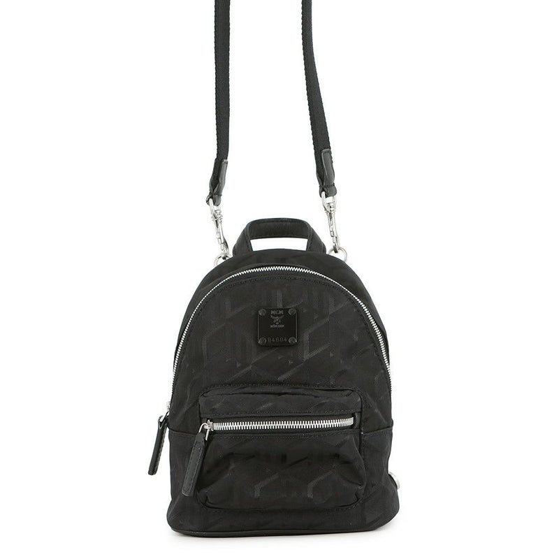 エムシーエム ショルダーバッグ ミニ スターク ベベブー ナイロン MMKDSVE04BK001 MCM 黒