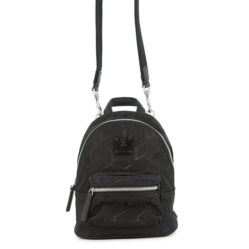 エムシーエム ショルダーバッグ ミニ スターク ベベブー ナイロン MMKDSVE04BK001 MCM 黒