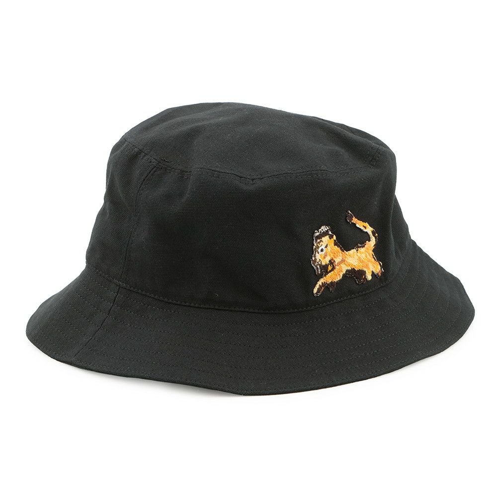 クリスチャン・ディオール バケットハット ピータードイグ コットン サイズM 033C906P4511 Christian Dior 黒 帽子 クリスチャン・ディオール バケットハット ピータードイグ コットン