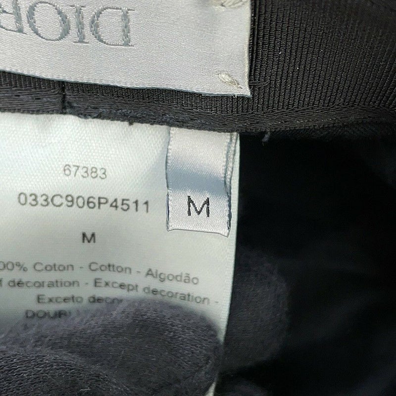 クリスチャン・ディオール バケットハット ピータードイグ コットン サイズM 033C906P4511 Christian Dior 黒 帽子