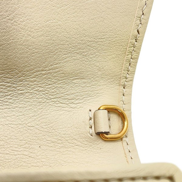 グッチ チェーンウォレット レザー ブロンディ  インターロッキングG ミディアム 725219 GUCCI 財布 白