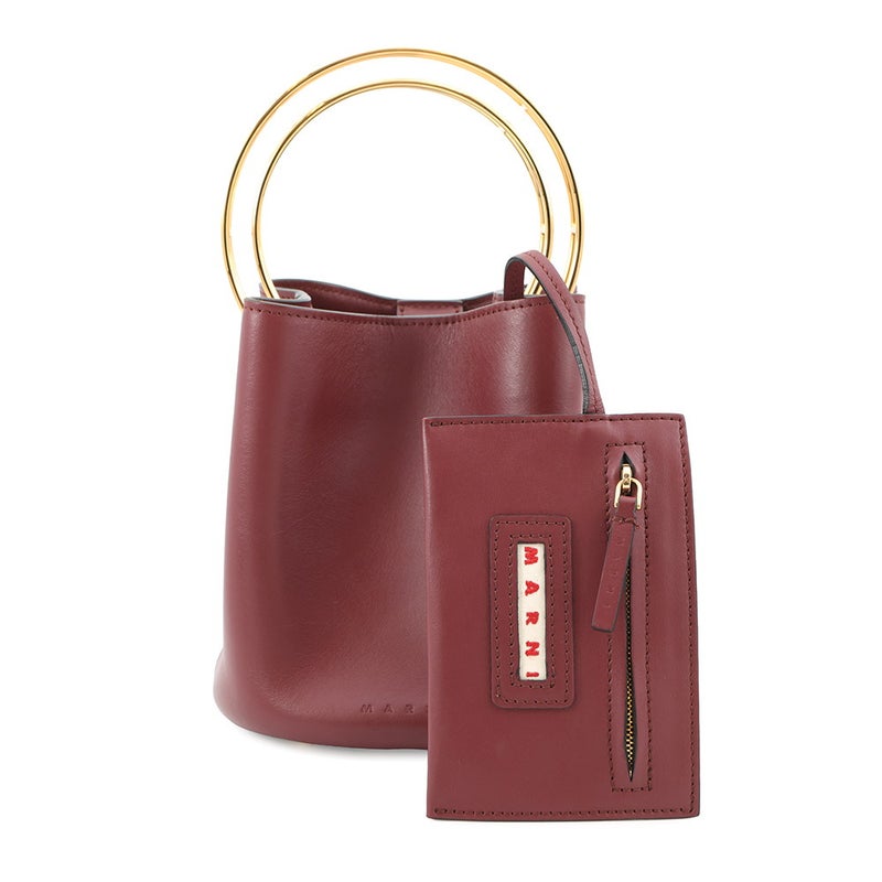 マルニ ハンドバッグ バニエ レザー SCMPU09T24 MARNI 2way