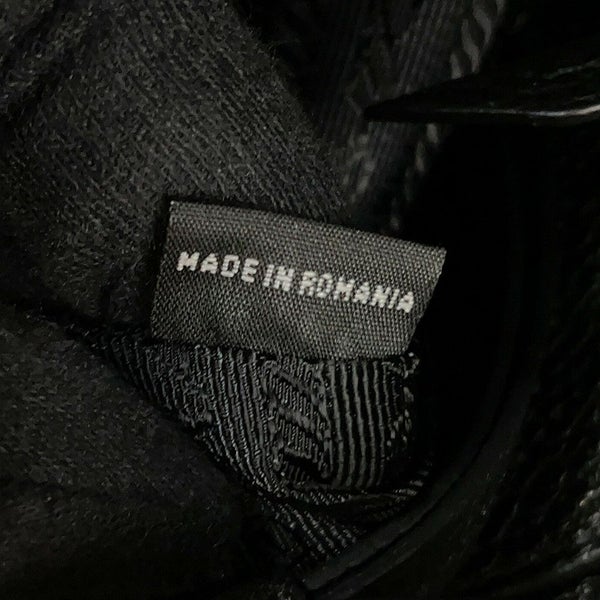 プラダ ショルダーバッグ ロゴ カーフレザー 1BE066 PRADA 黒