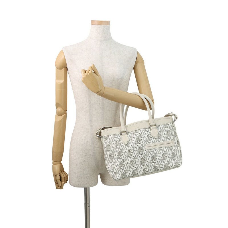 ベルルッティ ハンドバッグ トゥジュール トワル・マルブフ XS Berluti 10周年記念日本限定モデル 白 2way