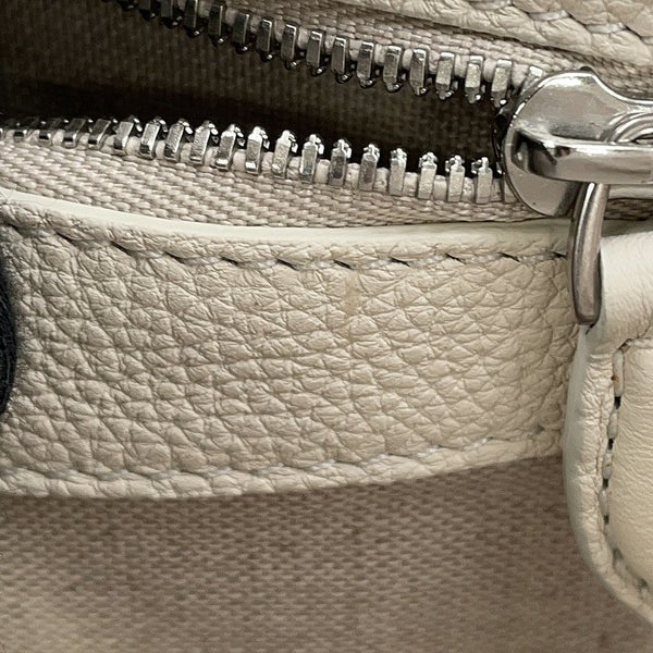 ベルルッティ ハンドバッグ トゥジュール トワル・マルブフ XS Berluti 10周年記念日本限定モデル 白 2way