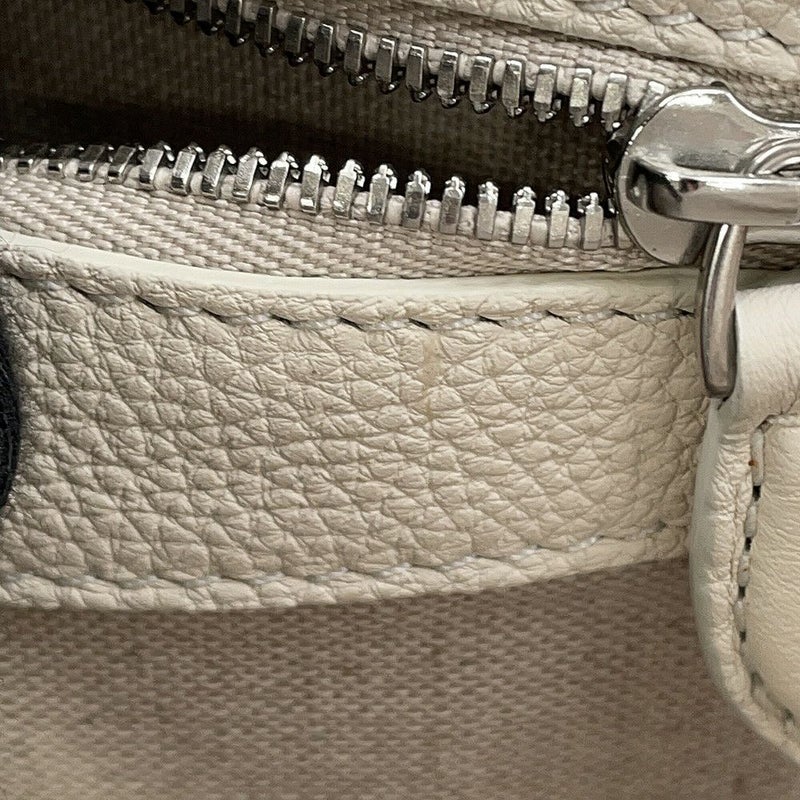 ベルルッティ ハンドバッグ トゥジュール トワル・マルブフ XS Berluti 10周年記念日本限定モデル 白 2way