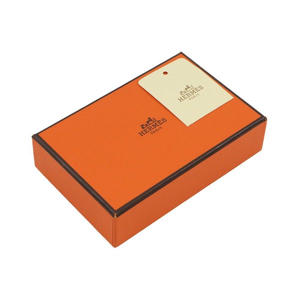 エルメス 4連キーケース ベアン ブルーゼリージュ/シルバー金具 エプソン C刻印