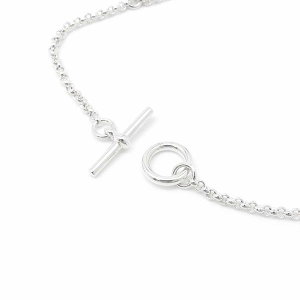 エルメス ブレスレット エクスリブリス SV925シルバーK18PGピンクゴールド サイズST HERMES ジュエリー